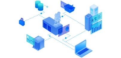 drawing of inter connectivity between technology